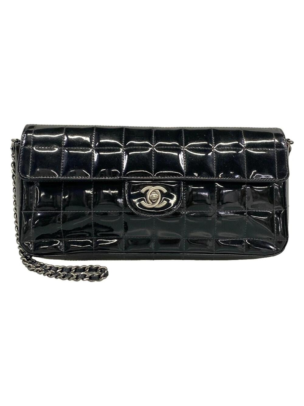 Chanel Chocolate Bar Black Patent #290624C22B